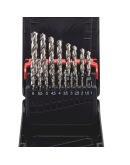 Helezon matkap ucu ürün seti HSCo DIN 338 tip RN Oksit, 19 parça Helezon matkap ucu ürün seti HSCo DIN 338 tip RN Oksit, 19 parça