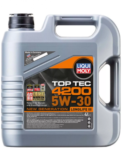 Top Tec 4200 5W-30 Motor Yağı (4 Litre) Top Tec 4200 5W-30 Motor Yağı (4 Litre)