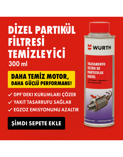 DİZEL PARTİKÜL FİLTRE TEMİZLEYİCİ 300ML DİZEL PARTİKÜL FİLTRE TEMİZLEYİCİ 300ML