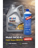 Mobil 1 5W30 Motor Yağı 4L %100 Orijinal + Cam Suyu HEDİYE SET Mobil 1 5W30 Motor Yağı 4L %100 Orijinal + Cam Suyu HEDİYE SET